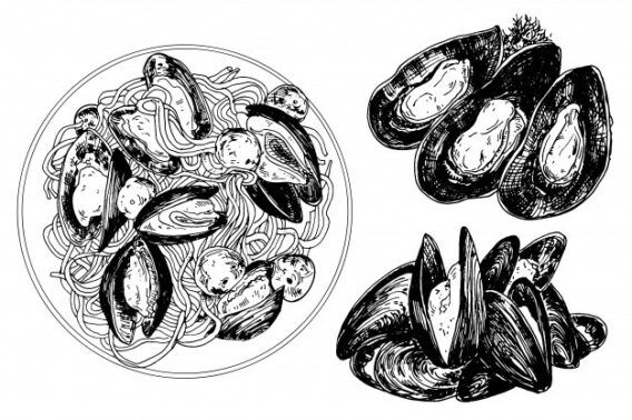 hand-drawn-mussels_117521-173